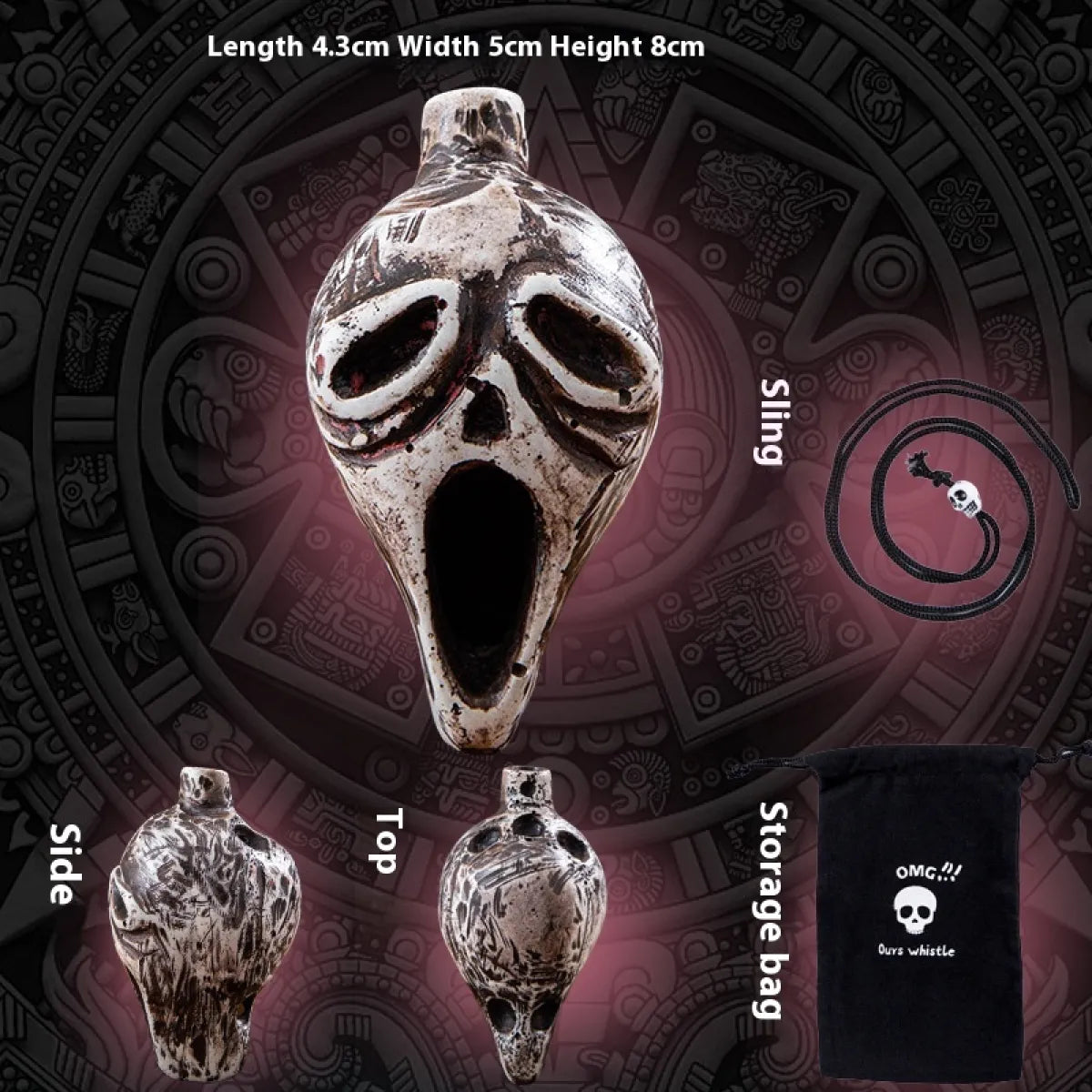 Portable Halloween Death Whistle